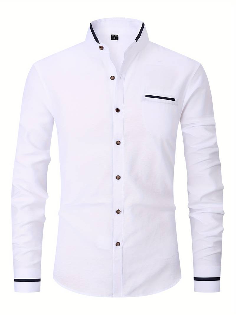 Vincent - Long-armed collar shirt for men