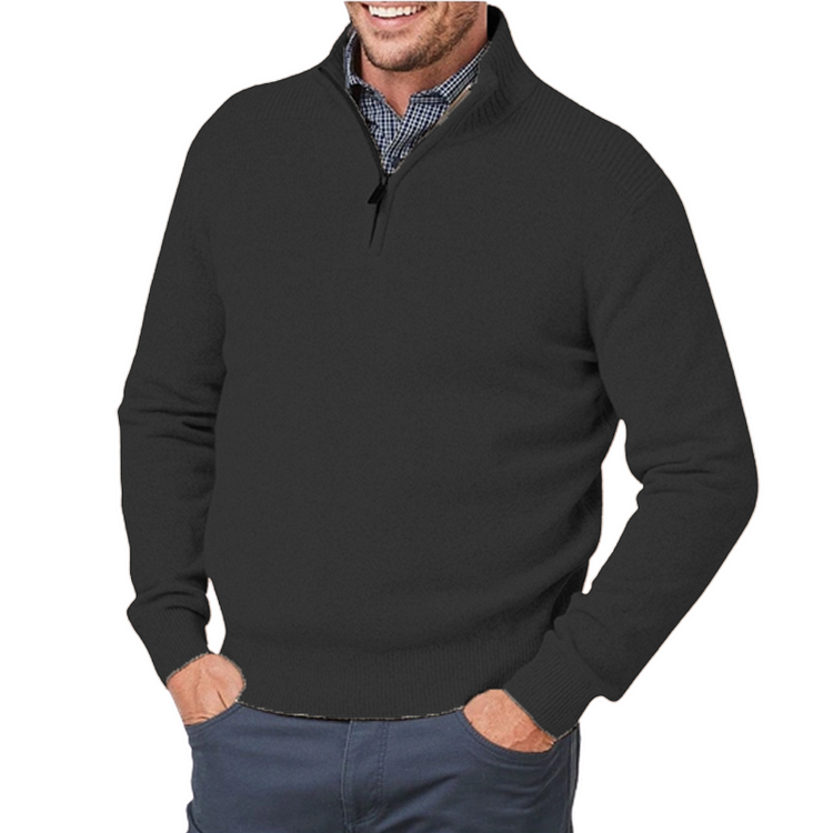 Arthur - Men's three-quarter zip jumper