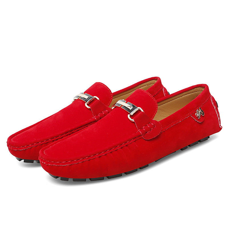 Toby - Elegant leather loafer moccasins