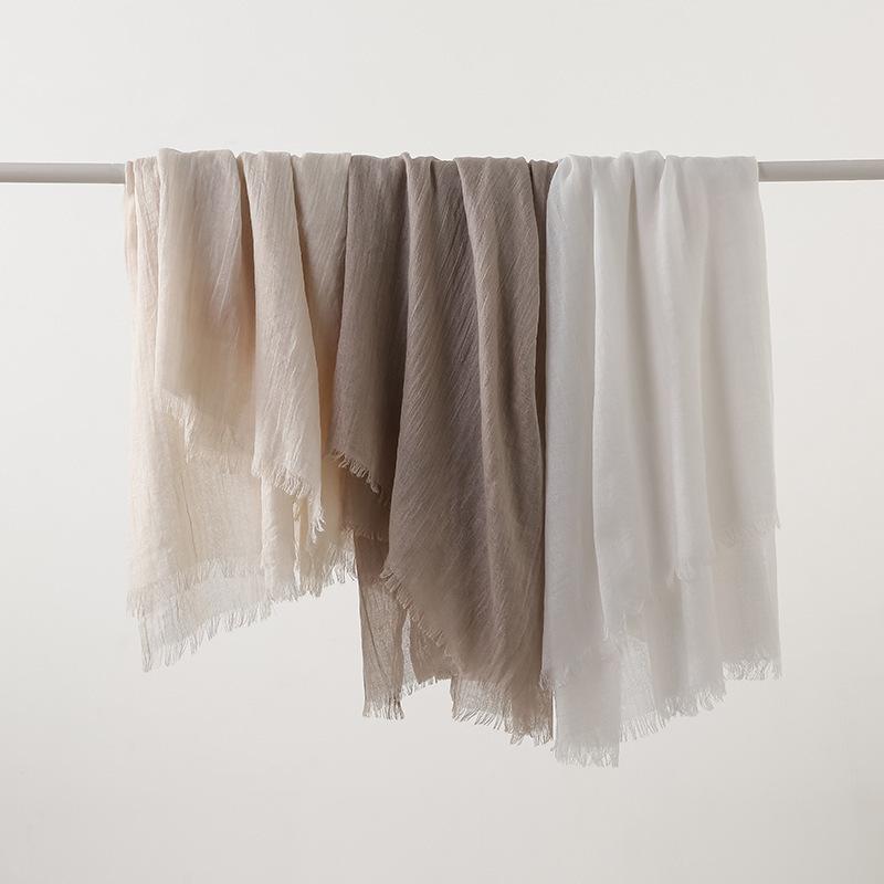 Soft Linen Texture Scarf