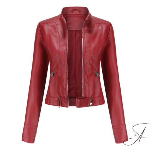 Roza - Elegant Leather Jacket