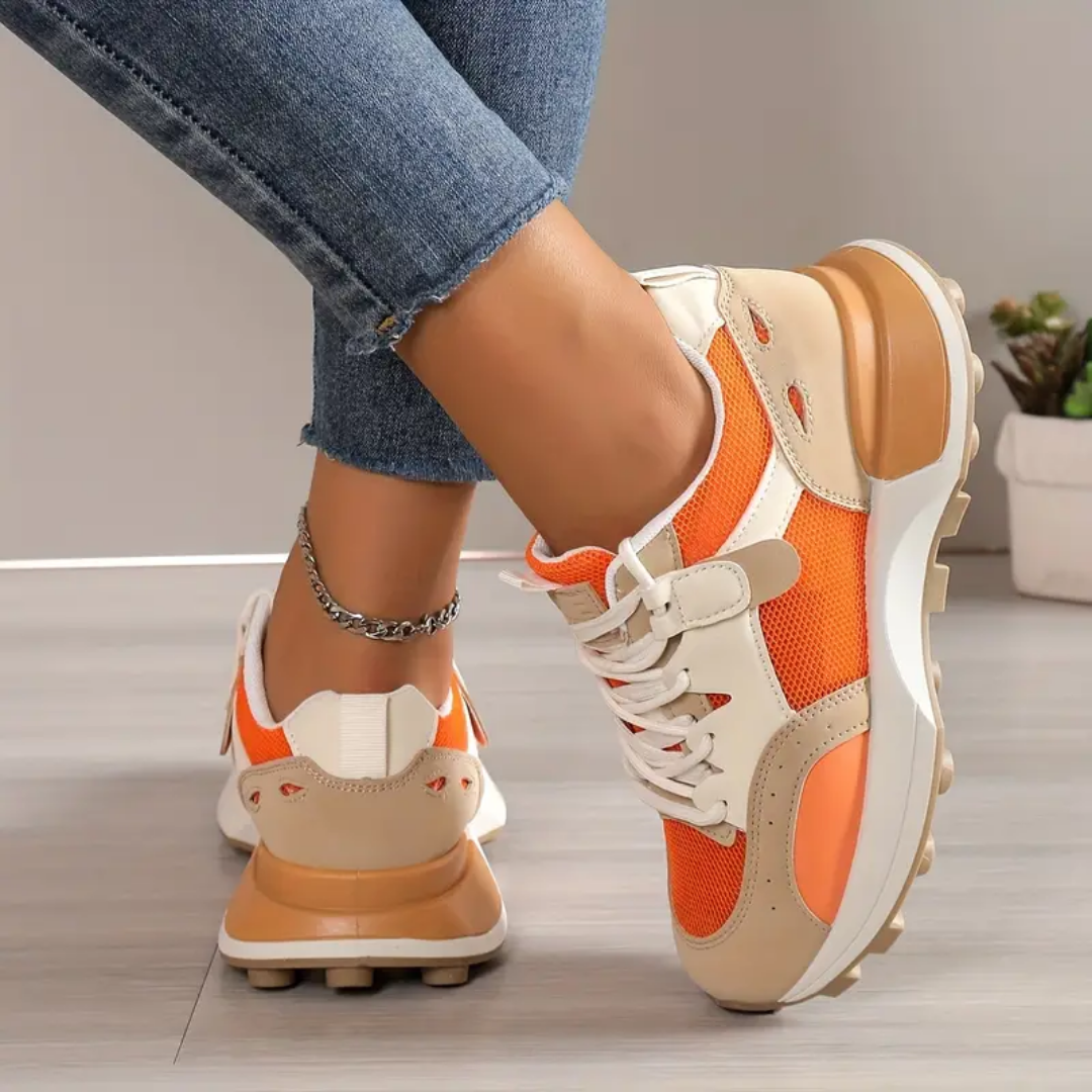 Dee - Orange coloured shoes