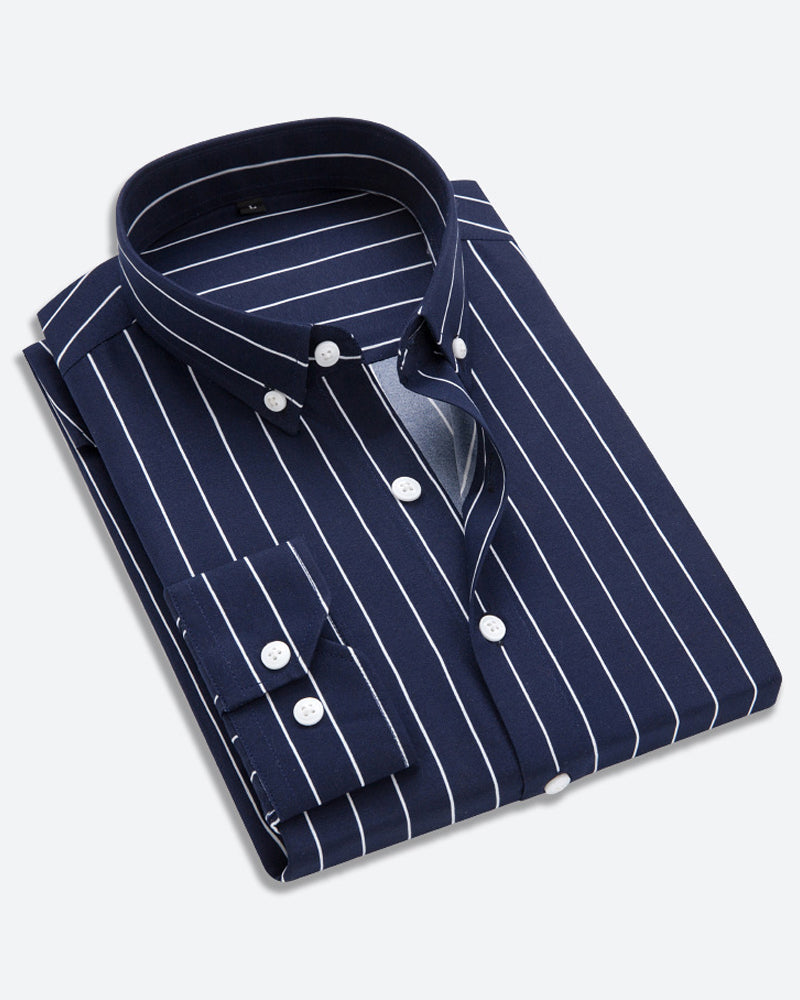 Terrell - Vertical striped shirt