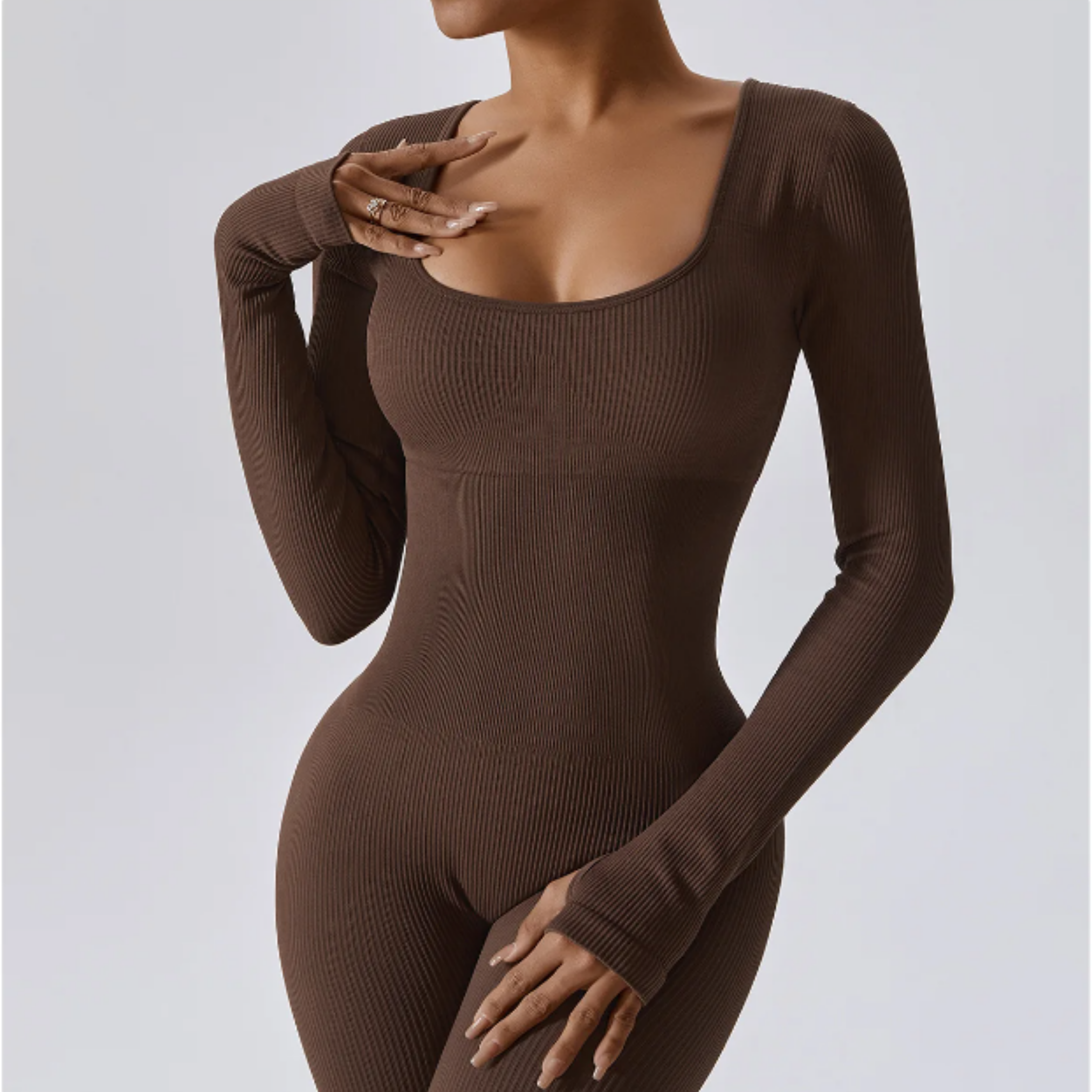 SleekSculpt®️ Long sleeve jumpsuit