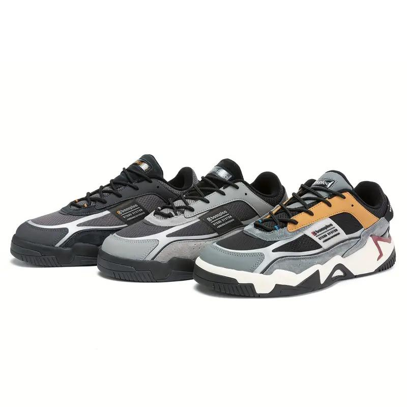 Shaun - Dynamic colour block sneakers with a thick sole