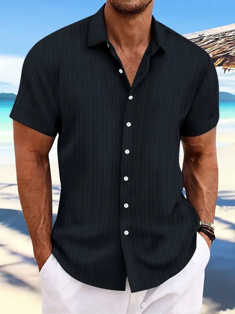 Benjamin – casual shirt with a loose striped pattern