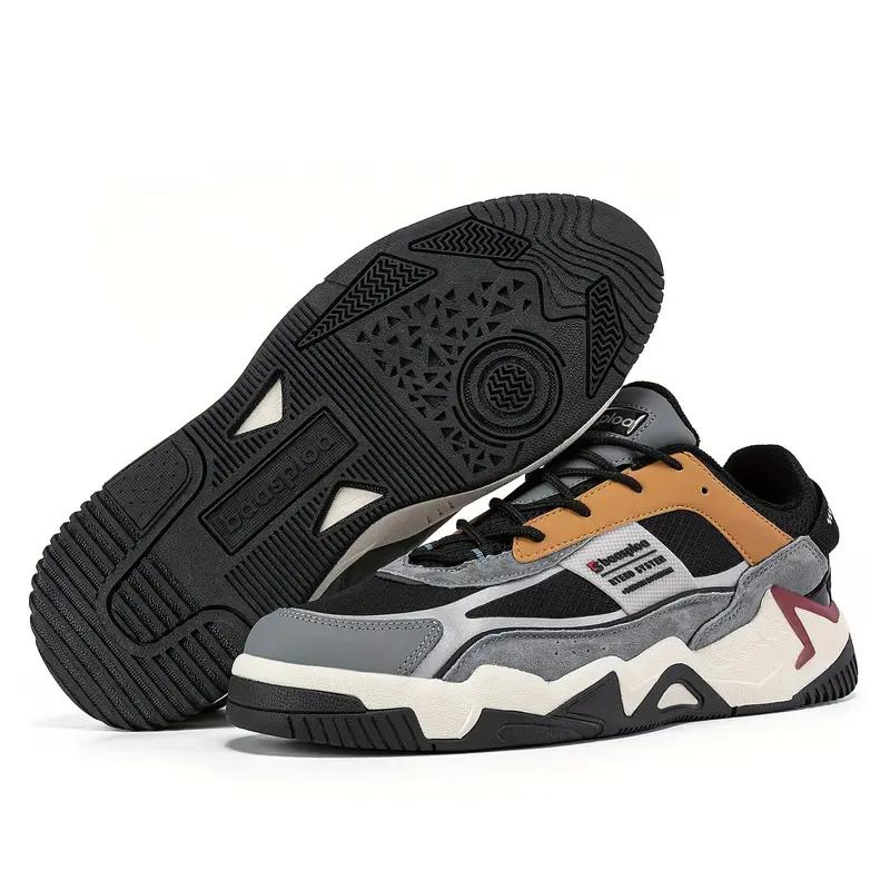 Shaun - Dynamic colour block sneakers with a thick sole