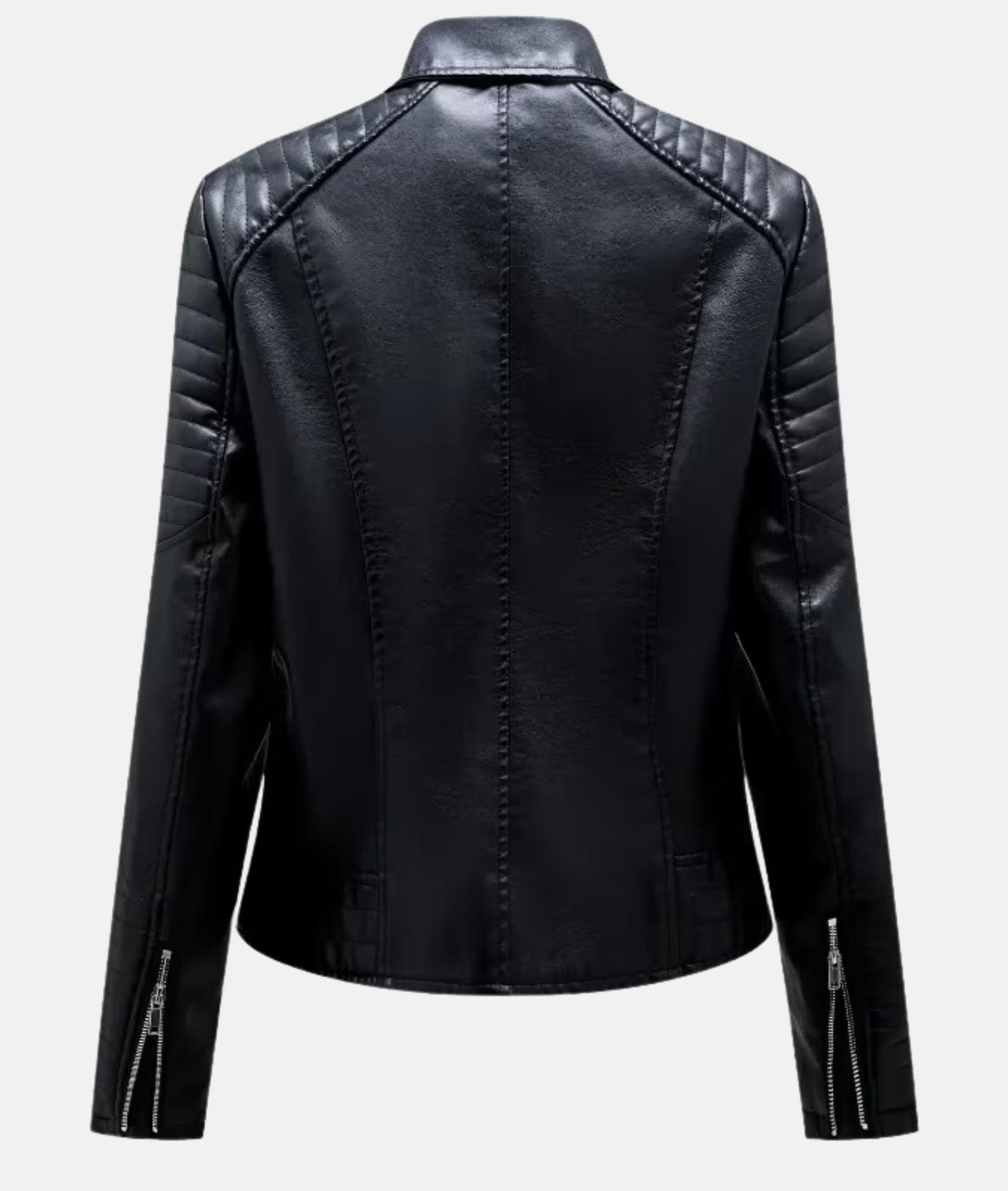 Adelphe - Ladies leather jacket without hood