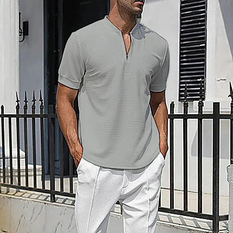 Augusto - Short-sleeved business shirt for men