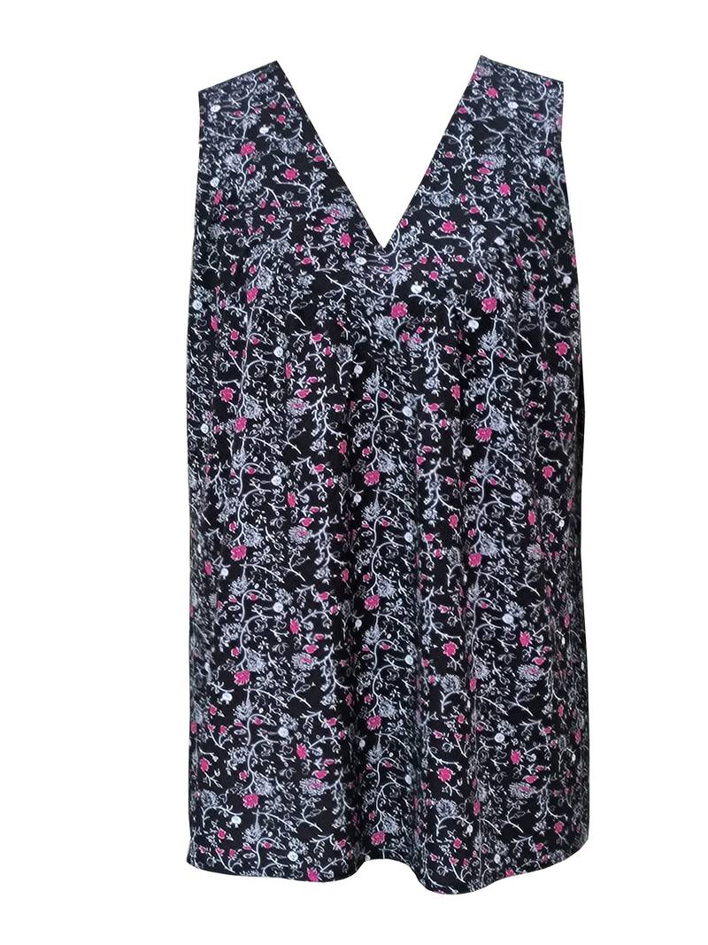 Addison - floral print tank top for summer