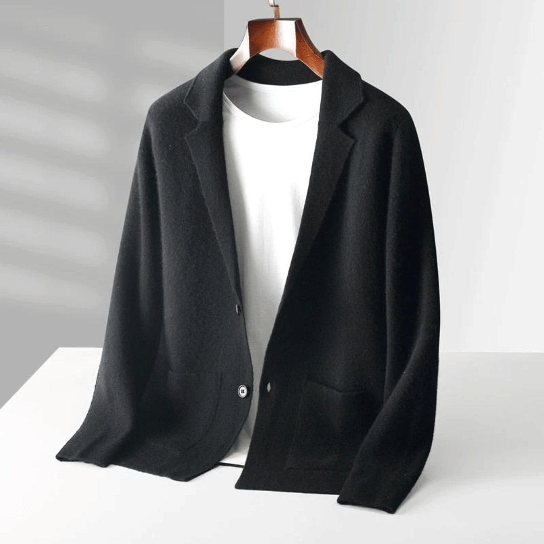 Stephane - Comfortable merino wool cardigan