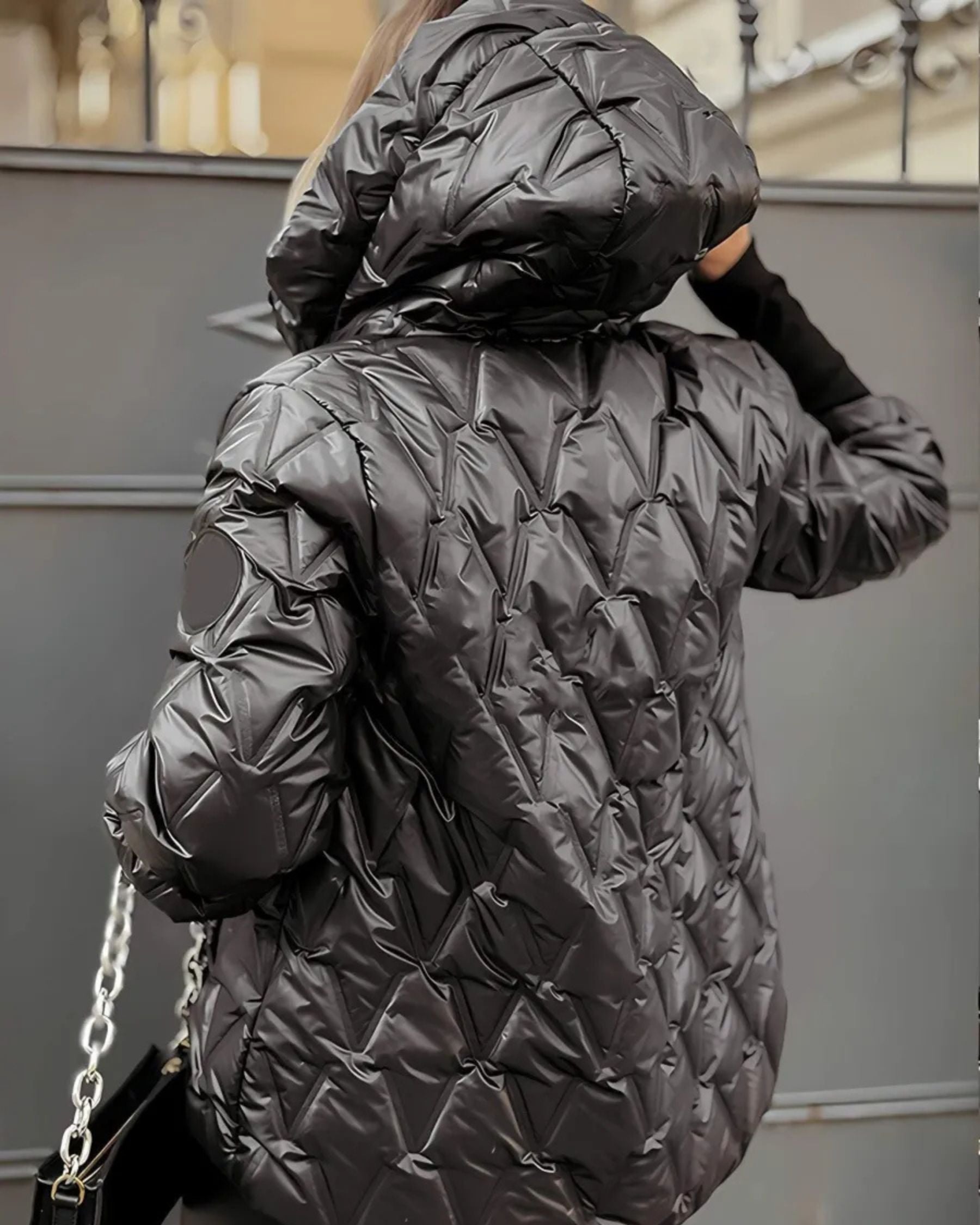 Stylish patchwork jacket for women