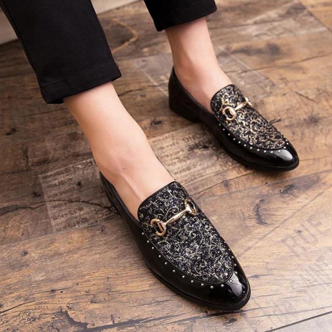 Sirius - Slipper with buckle and glitter effect