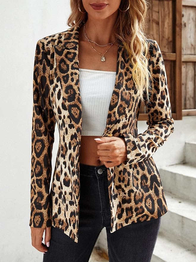 Felice - Leopard Blazer