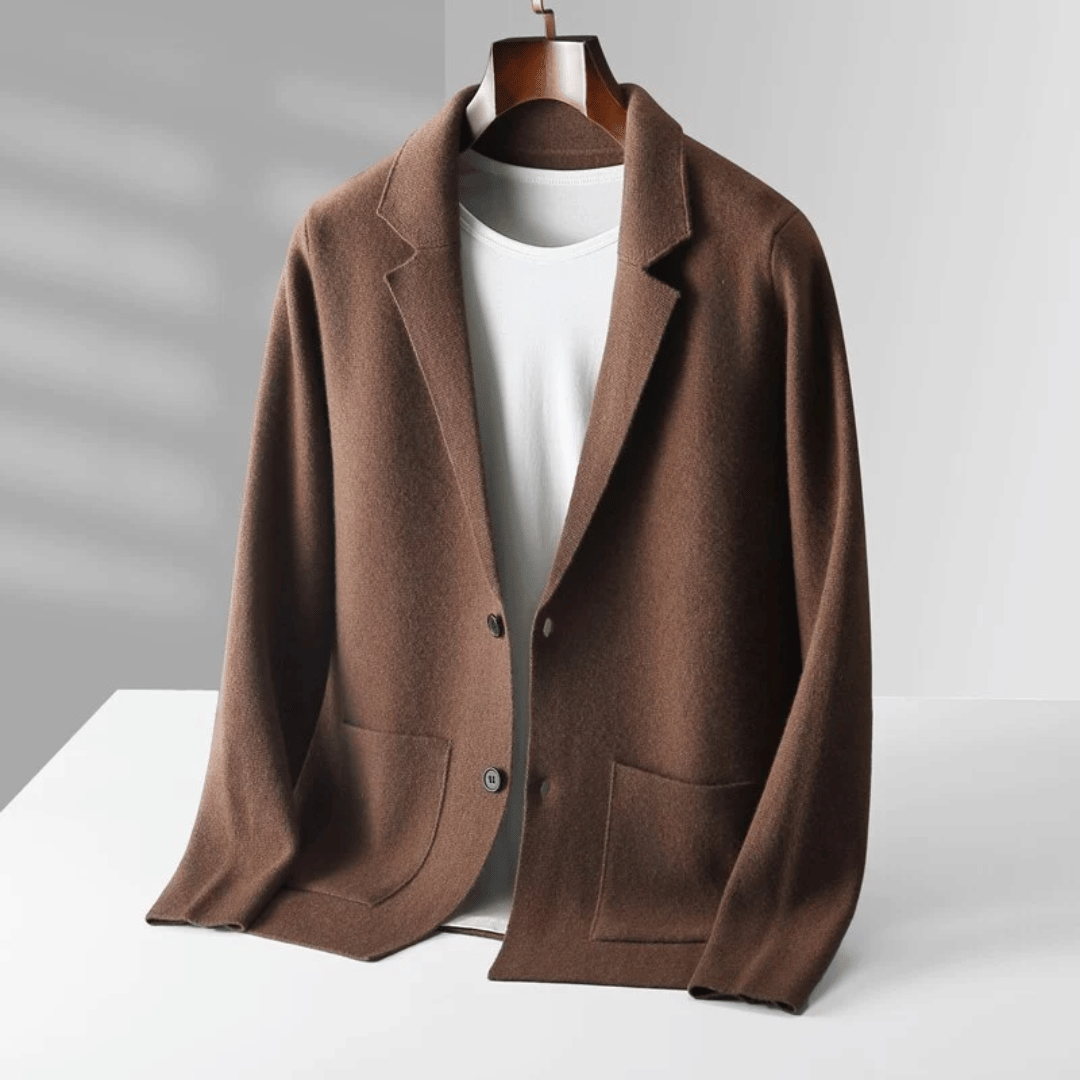 Stephane - Comfortable merino wool cardigan