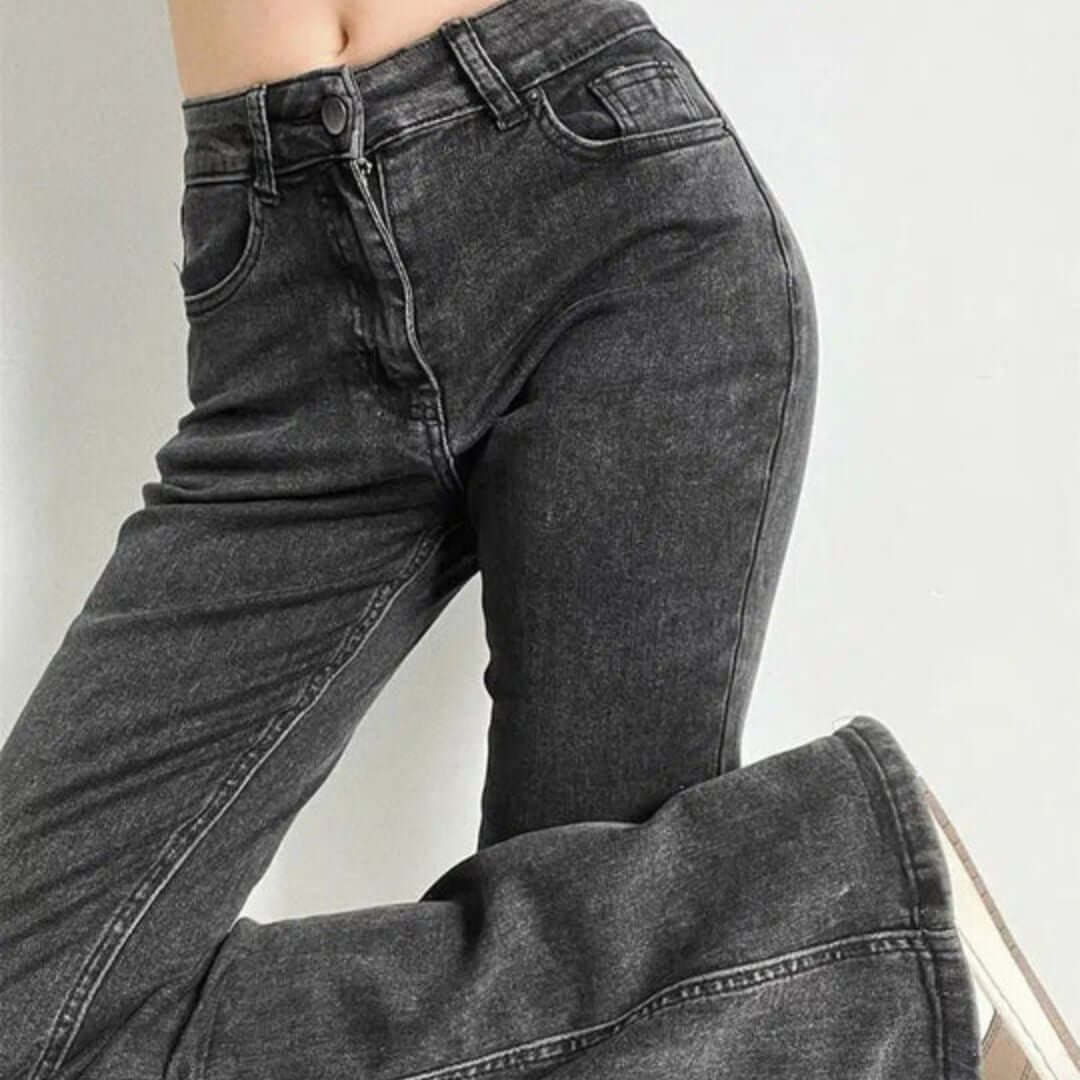 Ara - Jeans With High Waist and Heart Fringes