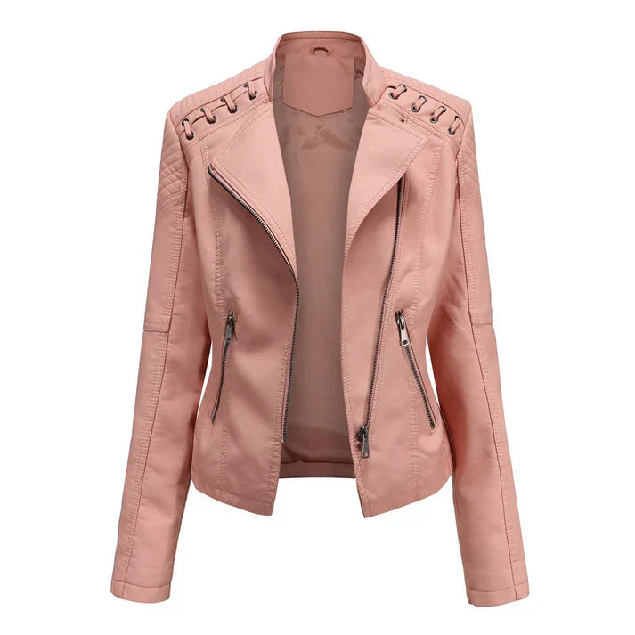 Leather jacket - for women