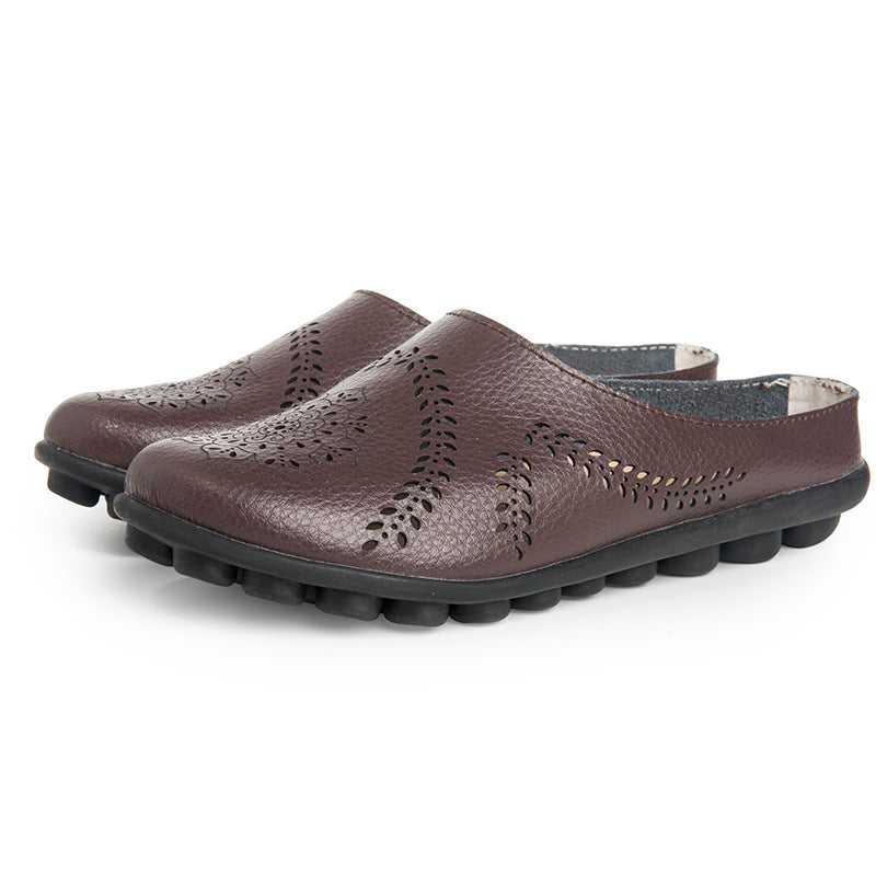 Leola - flat shoes with a low shaft