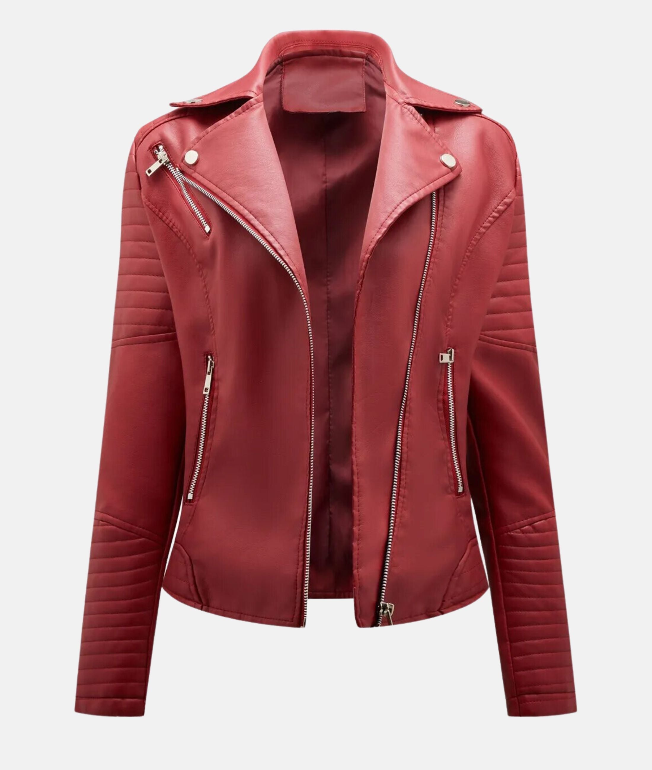 Adelphe - Ladies leather jacket without hood