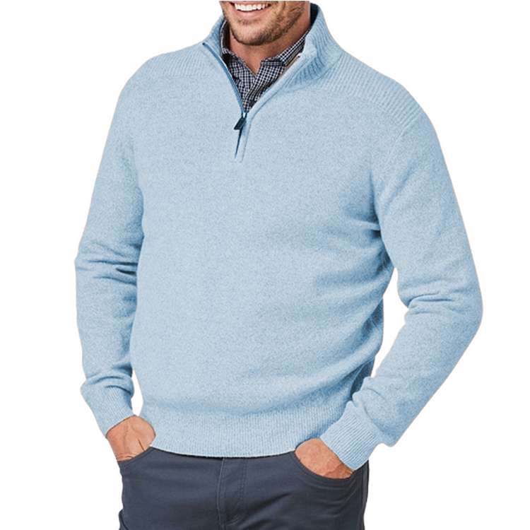 Arthur - Men's three-quarter zip jumper