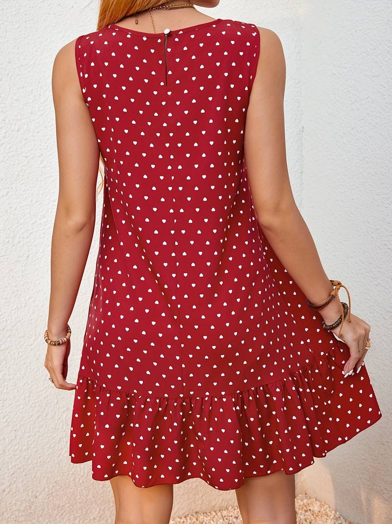 Yesmina - Dotted dress with ruffles