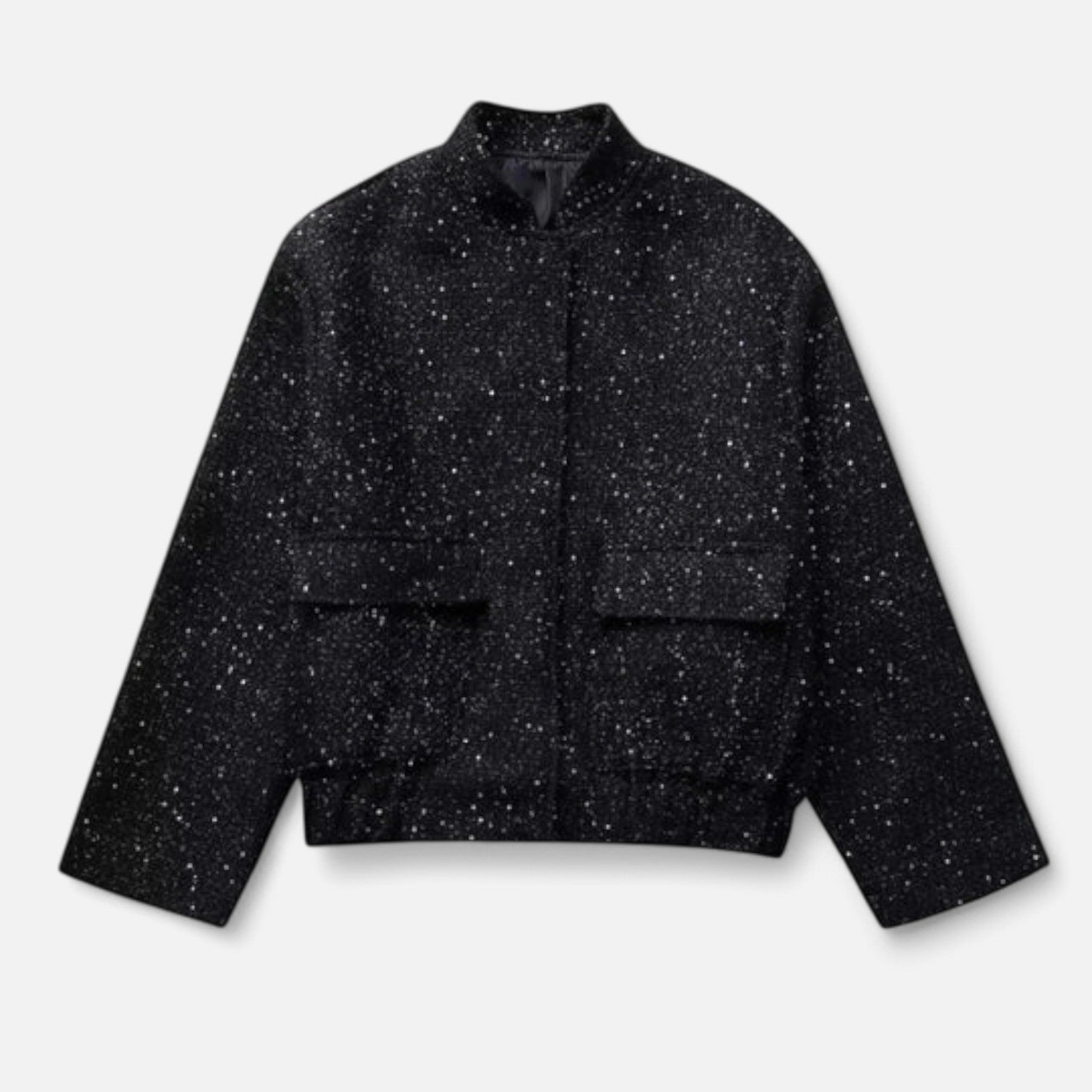 Monacogents | Gold Sequin Short Jacket