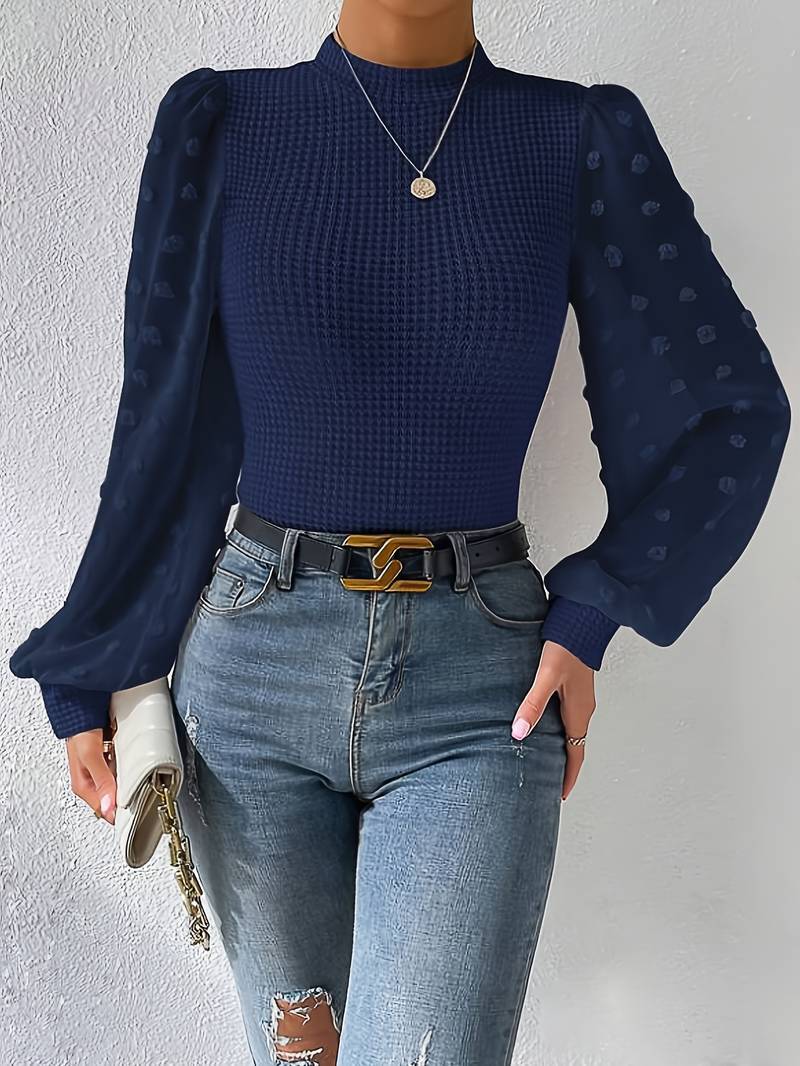 Adelina - Long Sleeve Knit Top