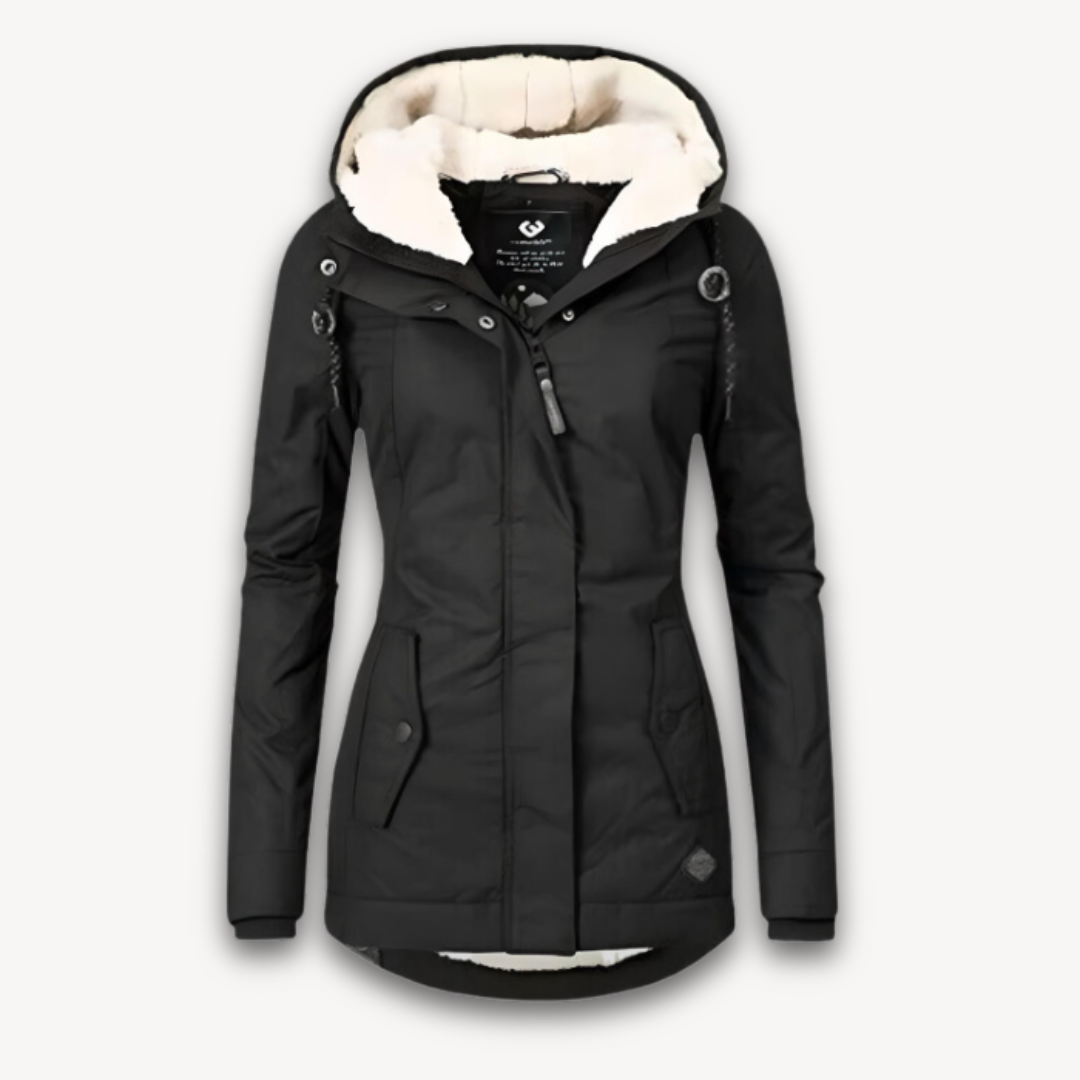 Loravelle | Women's Waterproof Winter Jacket with Faux Fur Lining