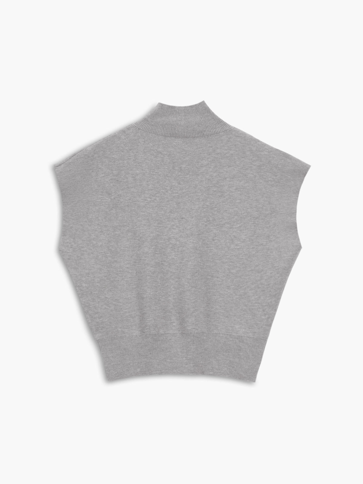 Women's Sweater Vest - Soft Knit - High Neck - Sleeveless Pullover - Versatile Fit