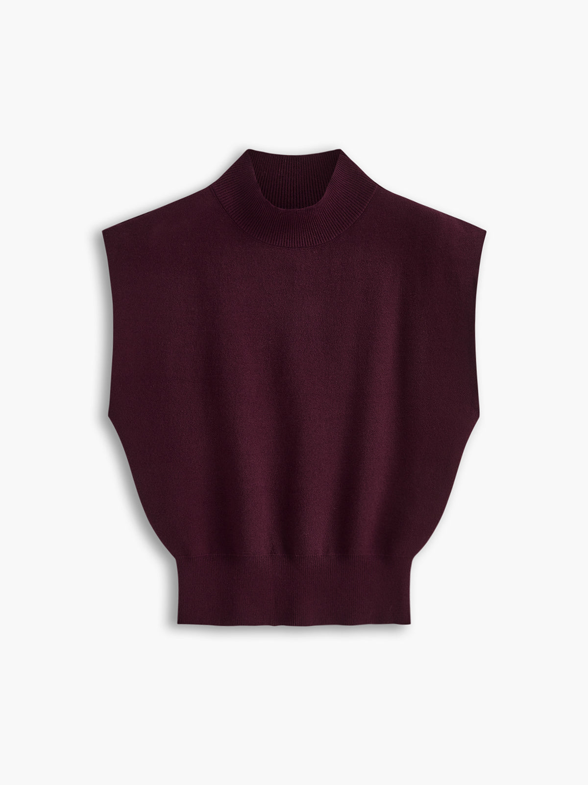 Women's Sweater Vest - Soft Knit - High Neck - Sleeveless Pullover - Versatile Fit