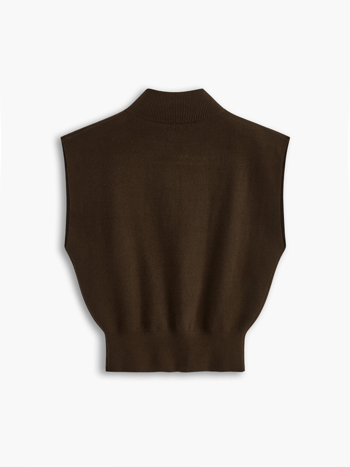 Women's Sweater Vest - Soft Knit - High Neck - Sleeveless Pullover - Versatile Fit