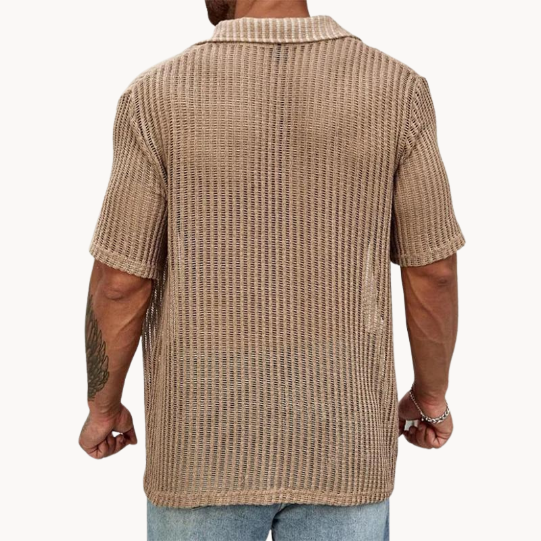 Henry - Hollow body knitted shirt