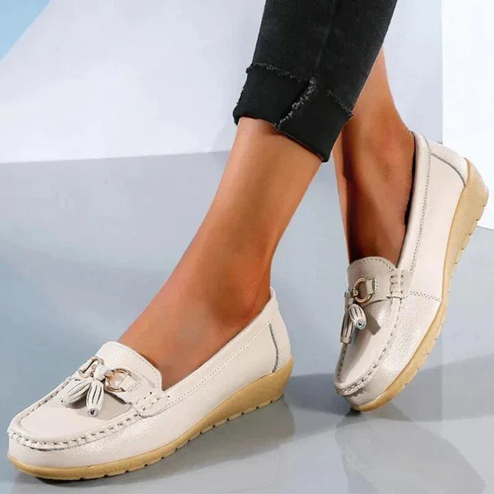 Lou - orthopedic leather moccasins