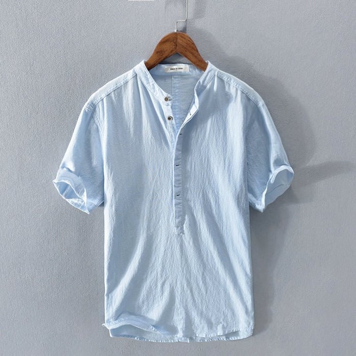 Nico - New Short Sleeve Linen Shirt For Men