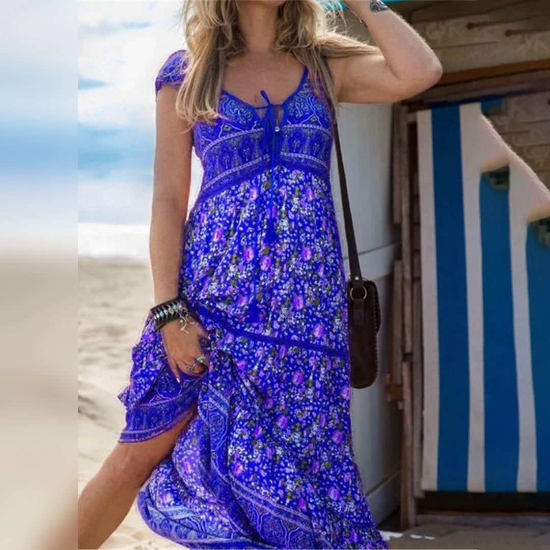 Urania - Floral boho summer dress