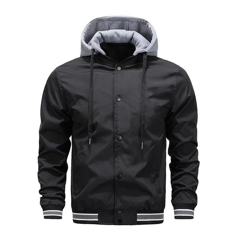 Yohan - Trendy hooded jacket