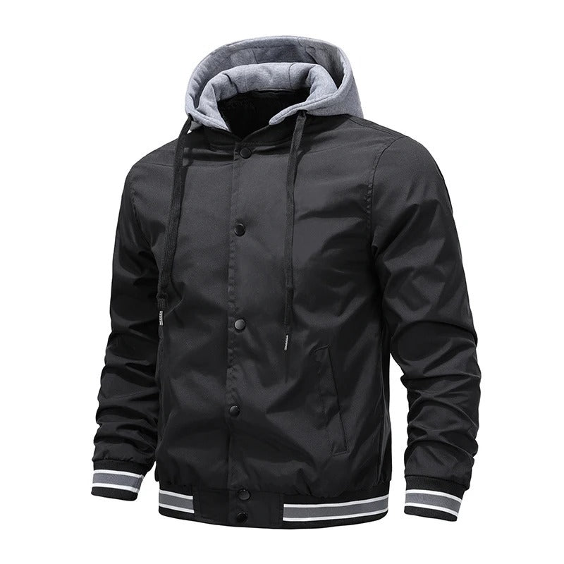 Yohan - Trendy hooded jacket