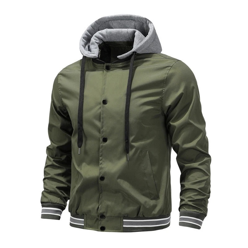 Yohan - Trendy hooded jacket