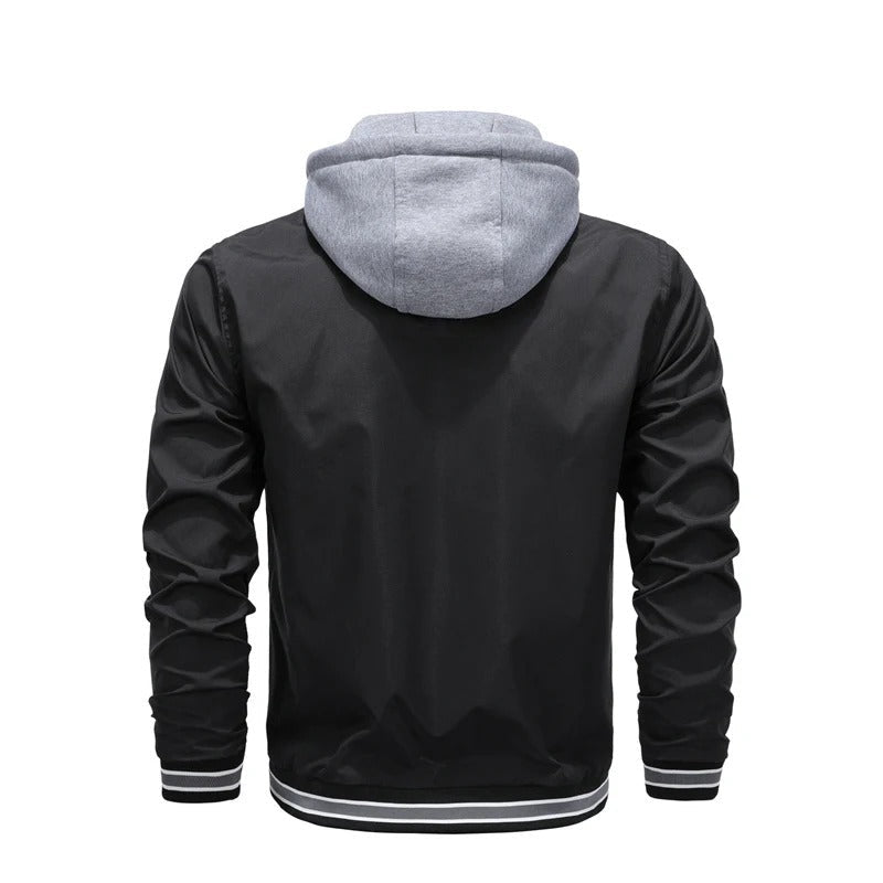 Yohan - Trendy hooded jacket