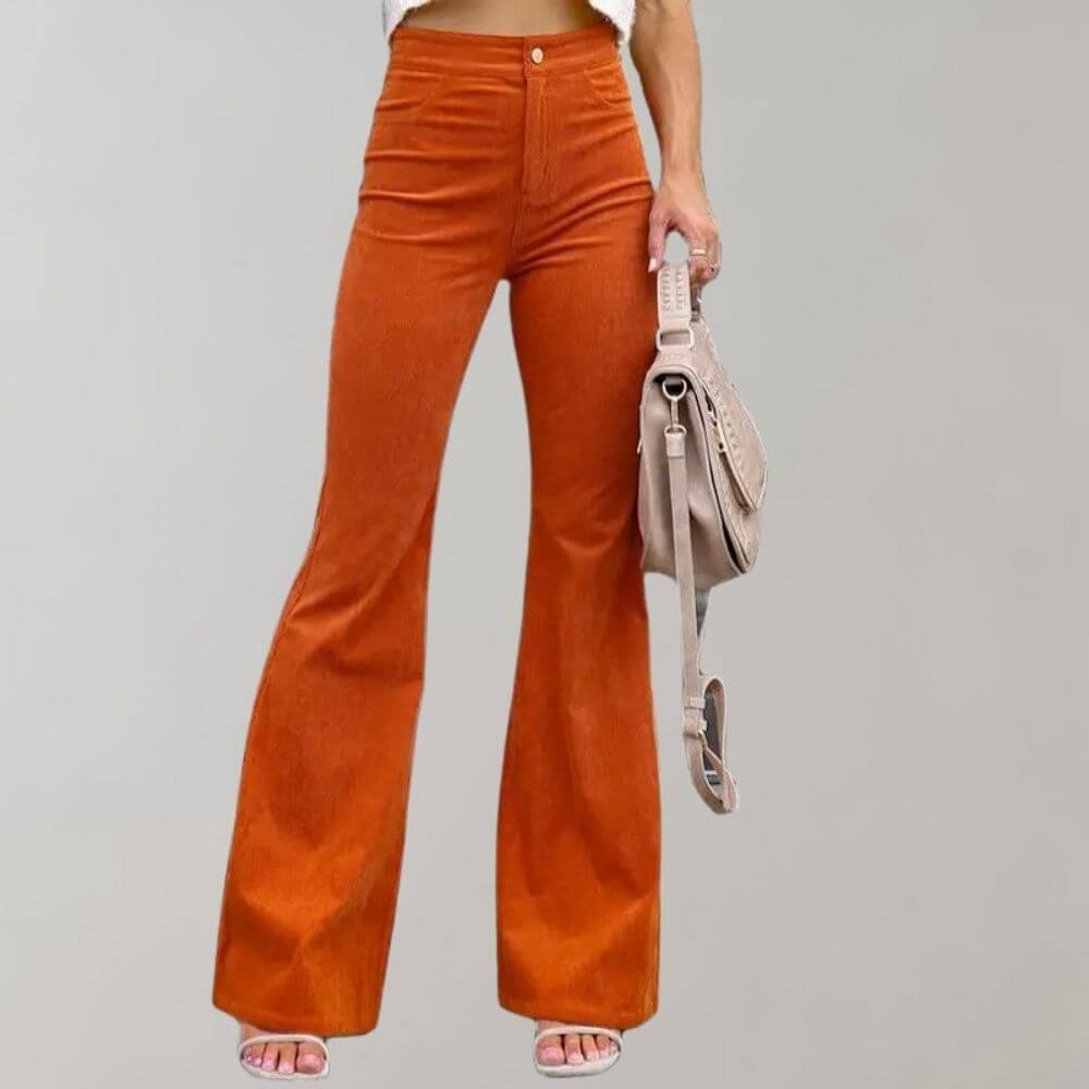 Noemi - Flare trousers in corduroy