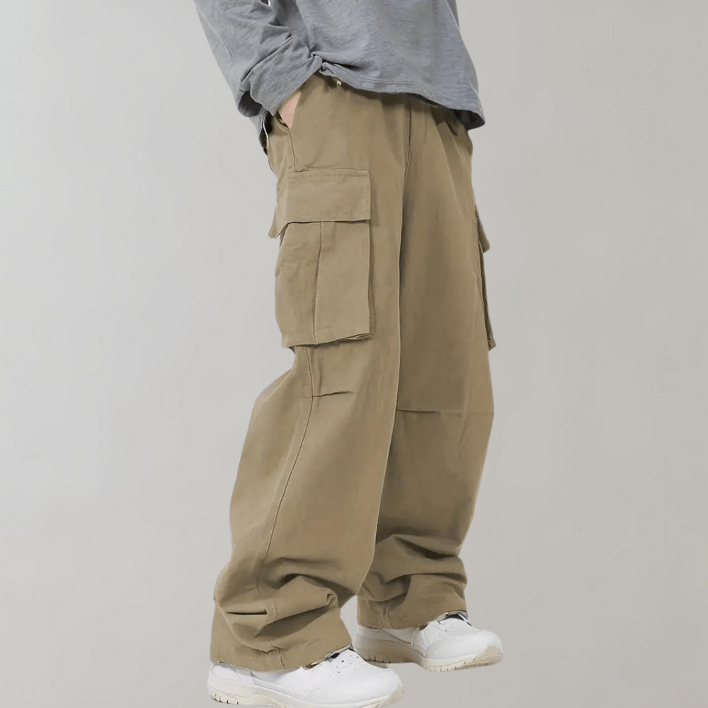 Simon - Straight Cargo Pants - Casual - Timeless Style  - Everyday Wear