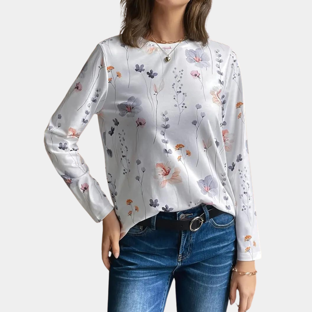 Ulla - Women's floral blouse