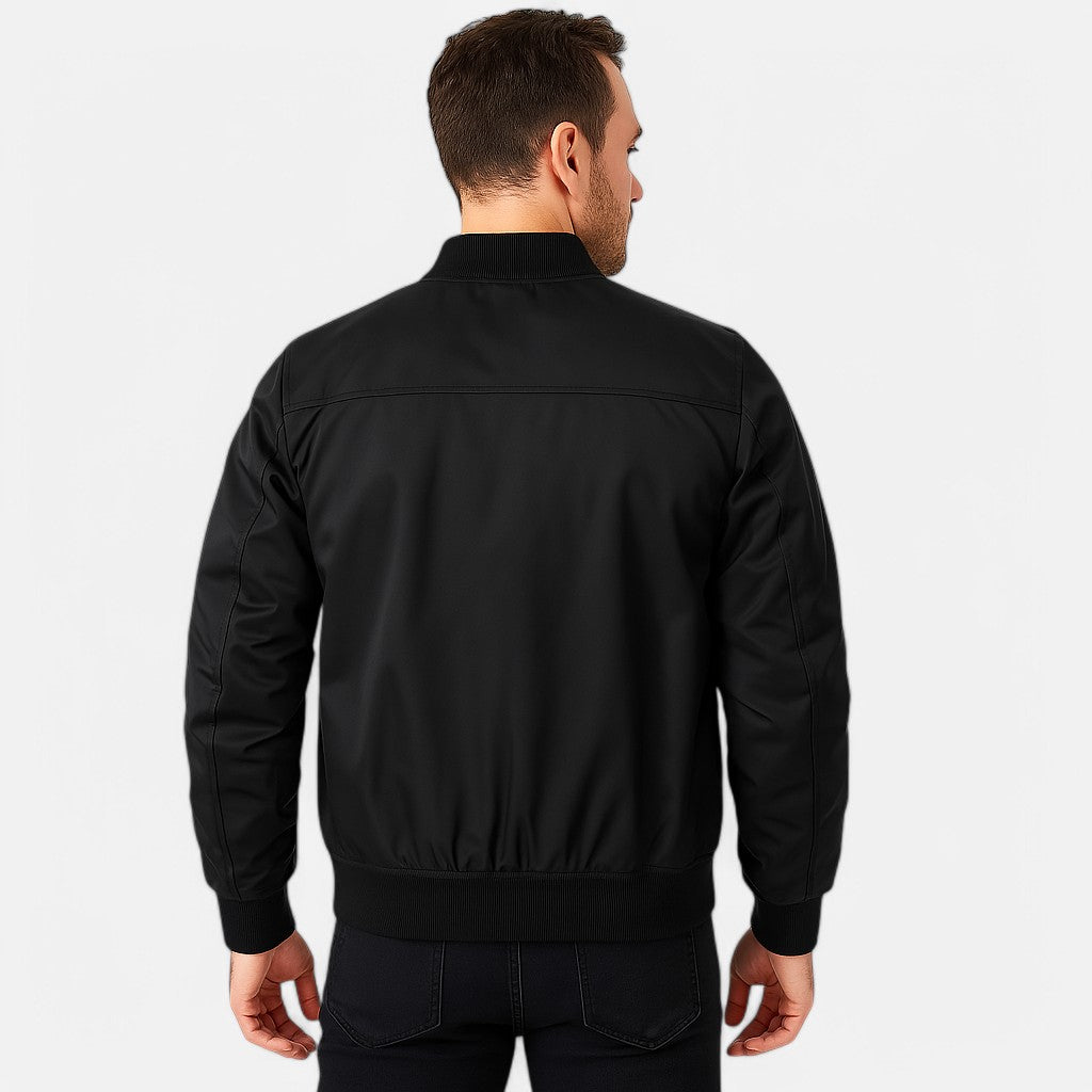 Monacogents | Military Style Fleece-Lined Bomber Jacket