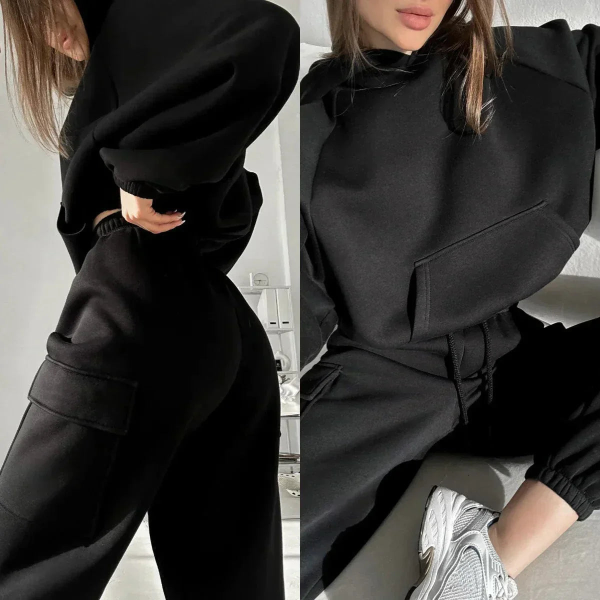 Tracksuit with hood