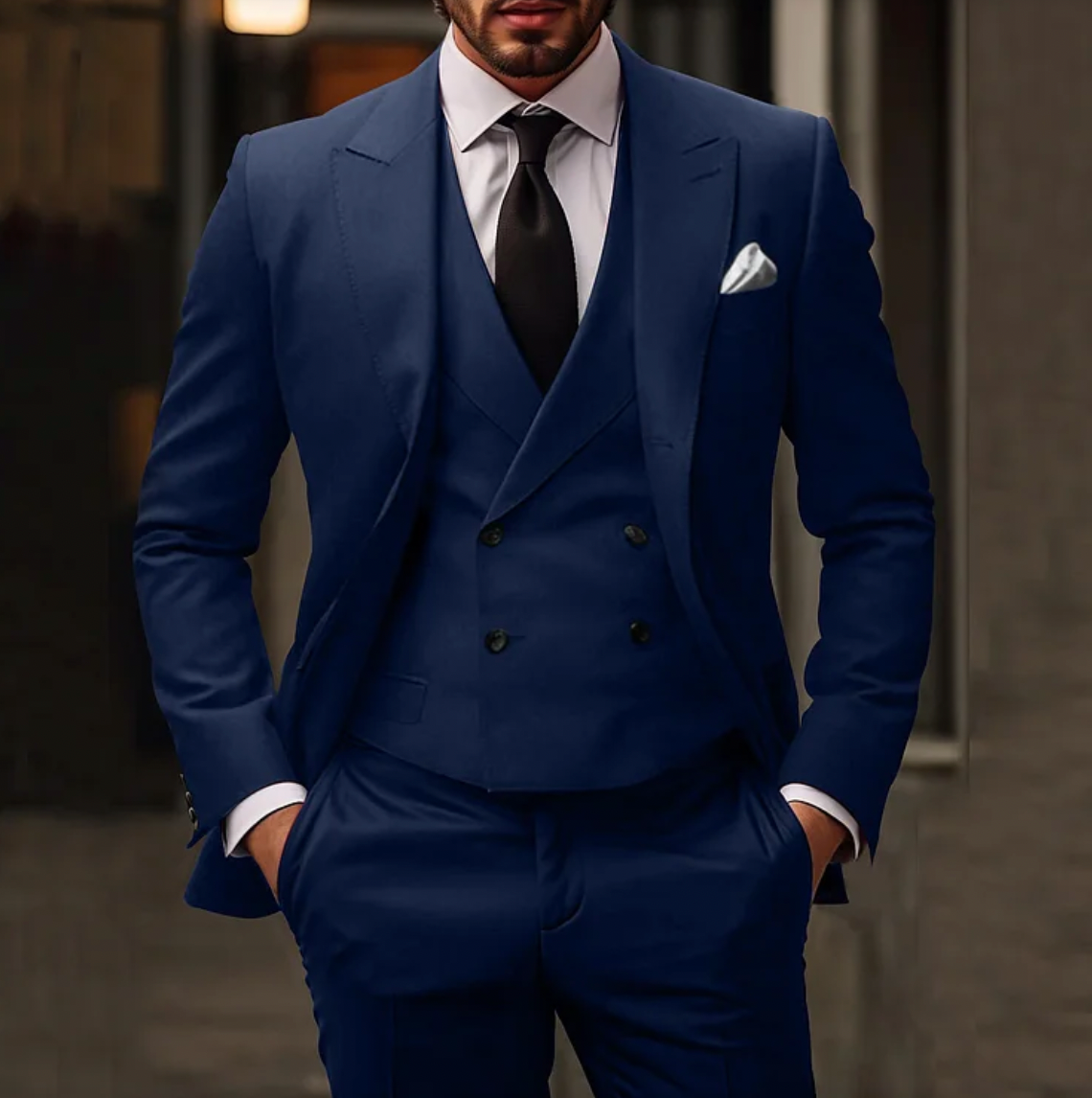 Two-piece suit for men