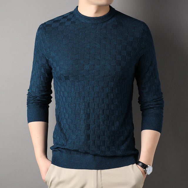 Men's cotton knit jumper