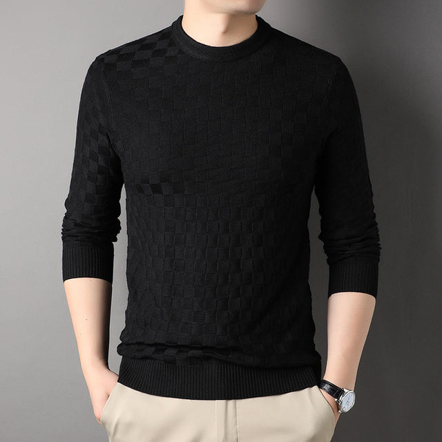 Men's cotton knit jumper