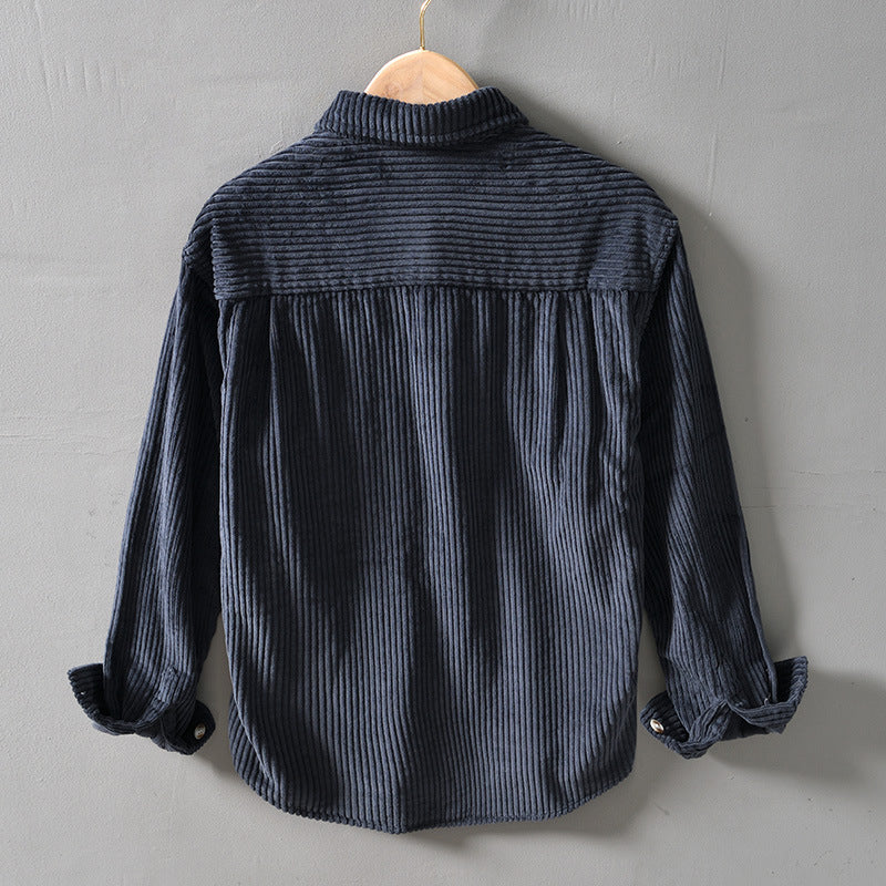 Caleb - Retro Corduroy Over Shirt