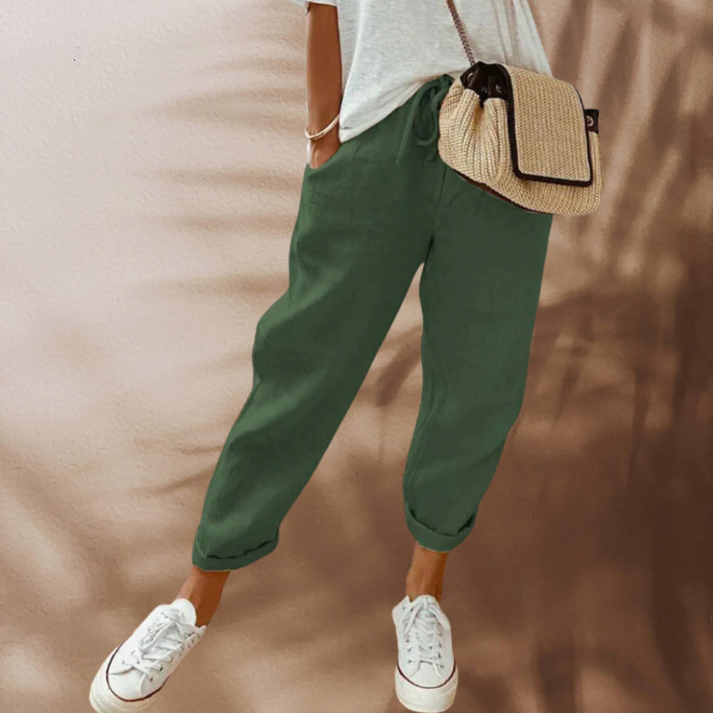 Casual and stylish linen trousers