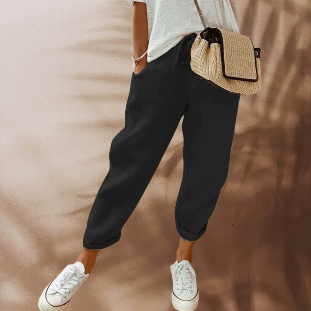 Casual and stylish linen trousers